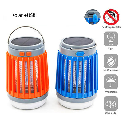 Lámpara Solar Exterminadora de Mosquitos