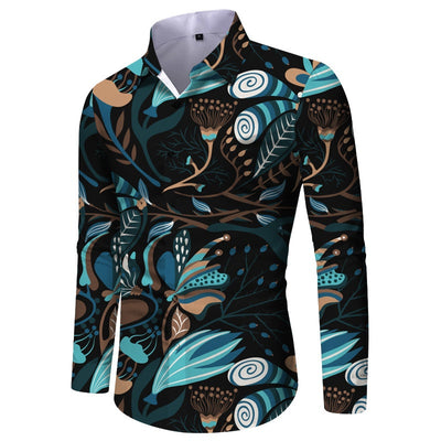 Camisa Casual Slim Fit Estampada para Hombre - Image 12
