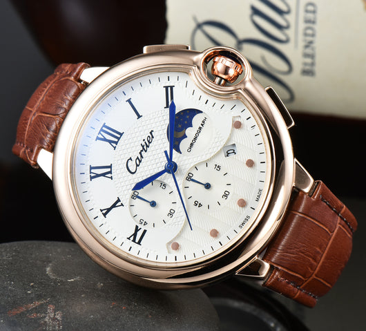 Reloj de Negocios para Hombre con Correa de Goma - Image 15