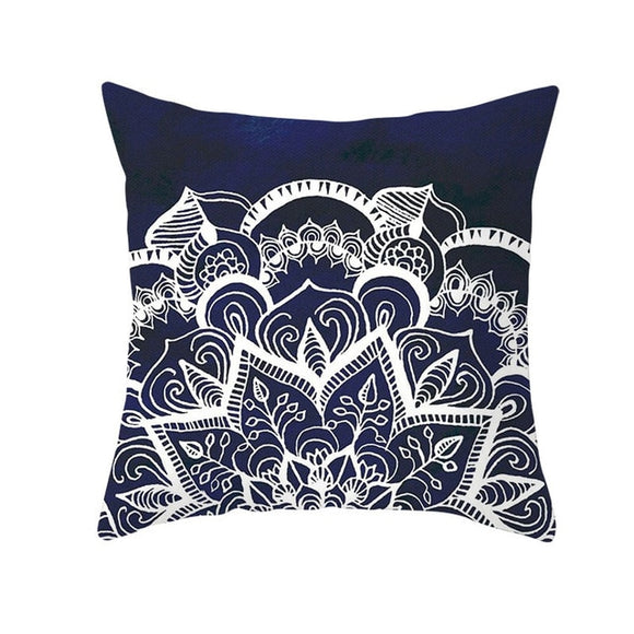 Funda de Almohada para Sofá con Estampado Mandala Ultra Suave