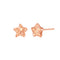 Captain Golden Doudou Draining Stars Love Smile Earrings 4style