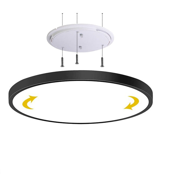 Lámpara de Techo LED Slim Regulable con Control de Perilla