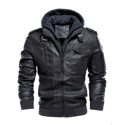 Chaqueta de Cuero Curtido para Hombre - Image 11