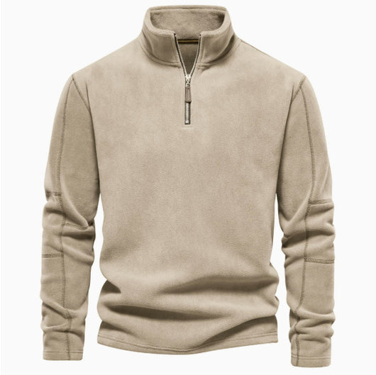 Sudadera Deportiva para Hombre con Cuello Alto y Cierre de Medio Zip - Image 5