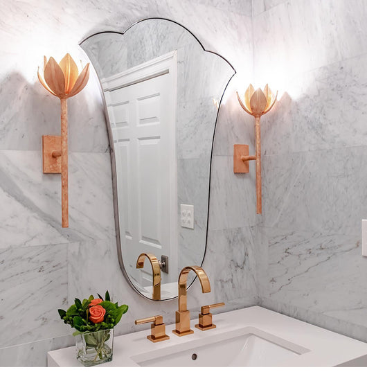 Lámpara de Pared Floral Montaje Suave para Escaleras Modernas - Image 18