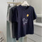 Camiseta Holgada para Mujer con Estampa de Cachorro Globo