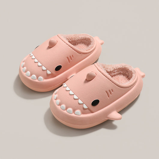 Pantuflas Tiburón Cartoon para Parejas - Zapatillas EVA Impermeables Invierno - Image 14