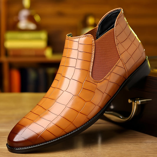 Botas Martin Punta Aguda Estilo Británico Talla Grande para Hombre - Image 2