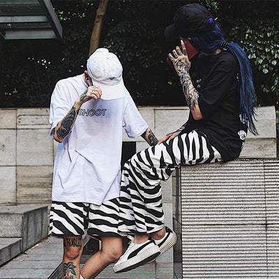 Shorts Hip-Hop Vintage Cebra - Image 2