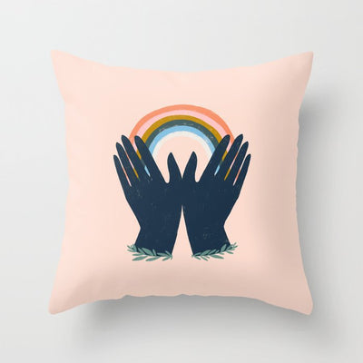 Funda de Almohada con Pintura Abstracta Artística - Image 13