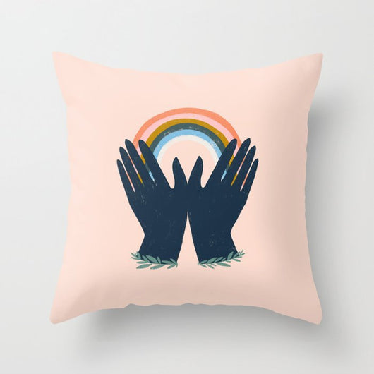 Funda de Almohada con Pintura Abstracta Artística - Image 13