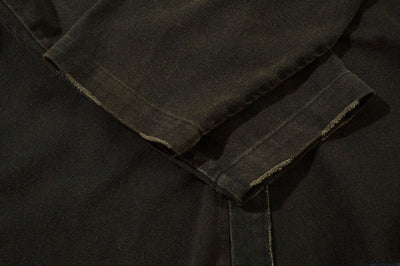 Camisa Denim Desgastado con Estampado Cruzado para Hombre - Image 17