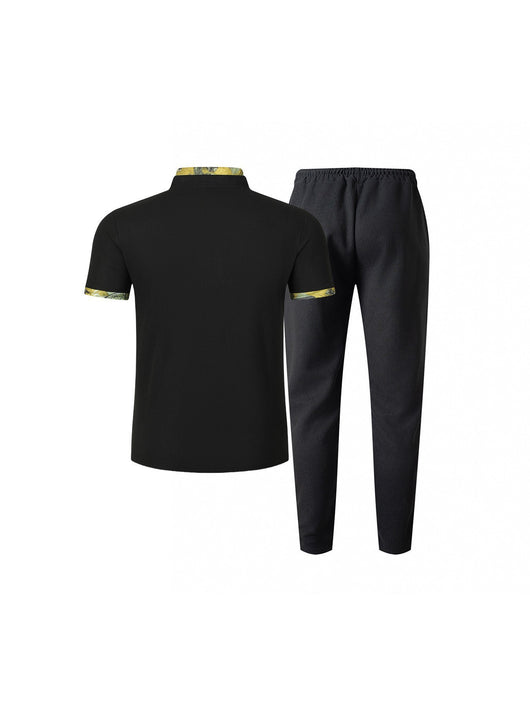 Conjunto Deportivo Casual con Combinación de Colores para Hombre - Image 9