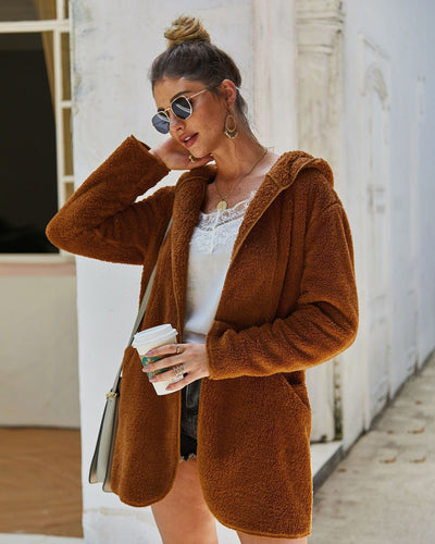 Chaqueta Acolchada con Capucha de Piel - Image 21