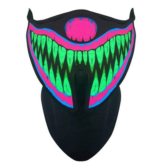 Máscara Luminosa para Fiestas de Halloween