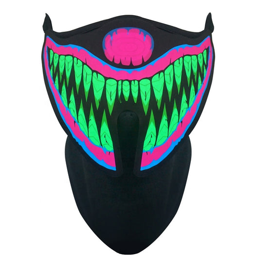 Máscara Luminosa para Fiestas de Halloween
