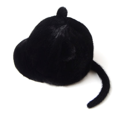 Gorro de Piel de Visón para Mujer - Calidez Lujo - Image 11