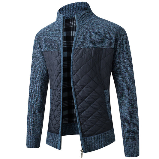 Cardigan Acolchado de Terciopelo para Hombre - Image 15