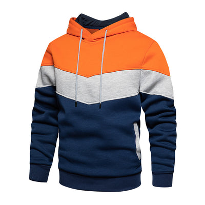 Camiseta Combinada de Colores para Hombre - Estilo Europeo y Americano - Image 8
