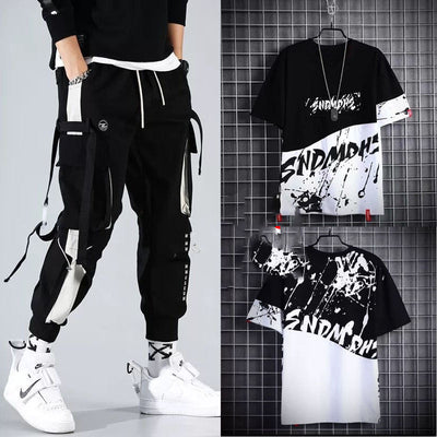 Conjunto Deportivo Hip-hop para Hombre con Capucha - Overol Holgado de Dos Piezas - Image 13