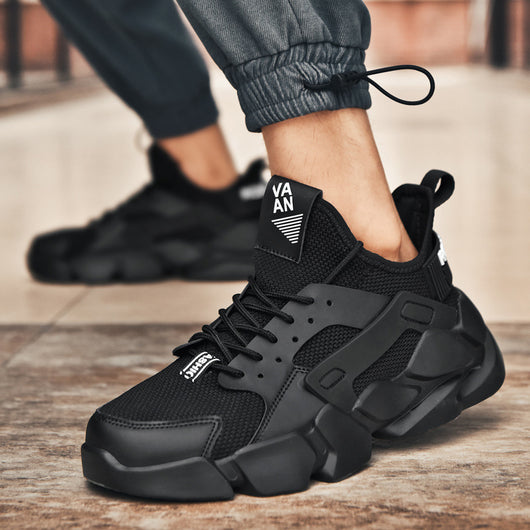 Zapatillas Deportivas Blancas Transpirables con Malla Tejida y Suela Reforzada - Image 10