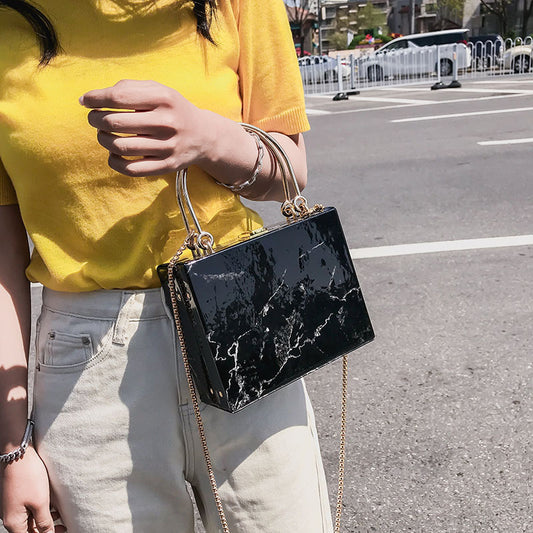 Bolso Cuadrado PU Impreso con Diseño Tridimensional - Image 2