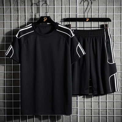 Conjunto Deportivo de Pantalones Cortos y Playera de Manga Corta - Image 3