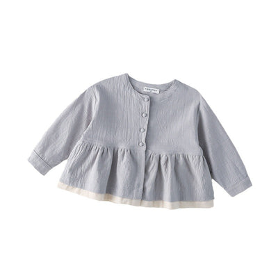 Blusa Infantil Manga Larga Efecto Dos Piezas - Image 4