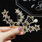 Clip para cabello con estrella de cristales brillantes