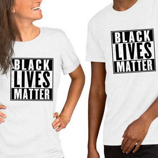 Camiseta Negra de Apoyo Social - Manga Corta