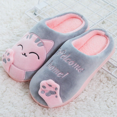 Pantuflas Invierno Gato Dibujos Animados - Cálidas, Antideslizantes y Suaves - Image 7