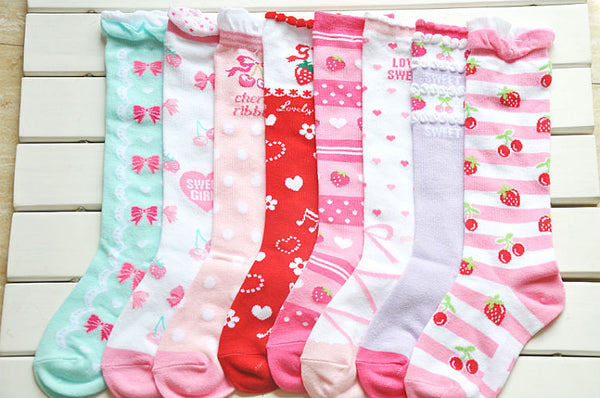 Calcetines Altos Princesa para Niña