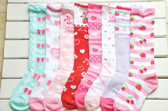 Calcetines Altos Princesa para Niña