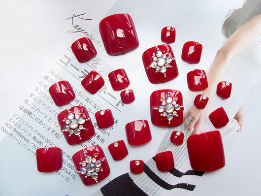 Uñas Acrílicas Artificiales Pro 24 Piezas Adhesivas - Image 29