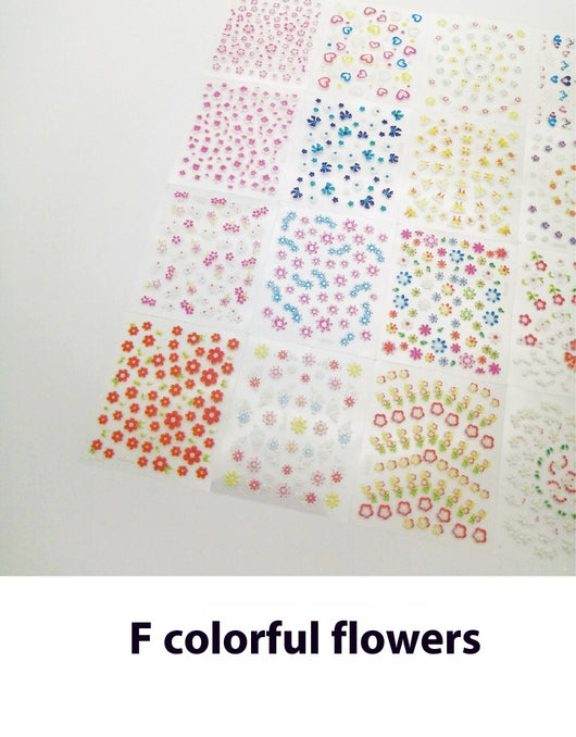 Set de Stickers 3D para Uñas con Decoraciones en Relieve - Image 11