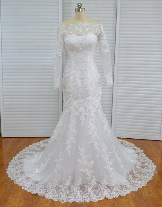 Vestido de Novia Asimétrico con Cola Elegante - Image 11