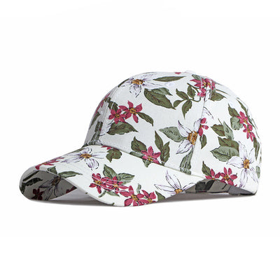 Gorra Floral Retro Coreana para Mujer con Protección Solar - Image 7