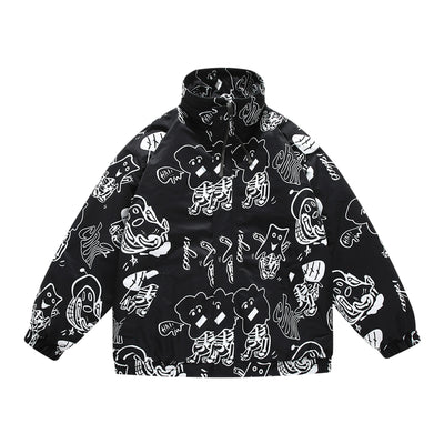 Chaqueta Tie Dye con Cuello Mao para Hombre - Image 14