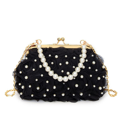 Bolso Tipo Shell con Broche Floral para Cenas Elegantes - Image 5