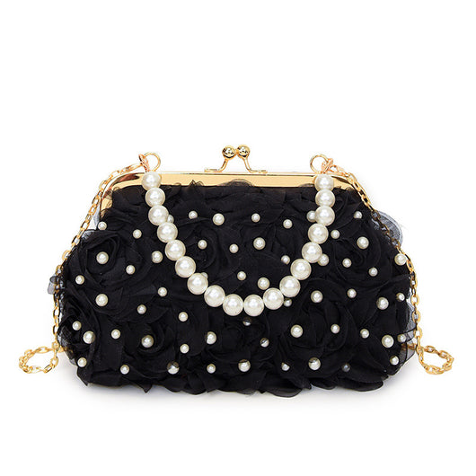 Bolso Tipo Shell con Broche Floral para Cenas Elegantes - Image 5