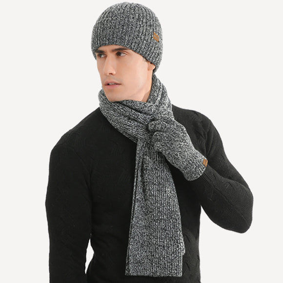 Conjunto Térmico 3 en 1: Gorro, Bufanda y Guantes de Invierno