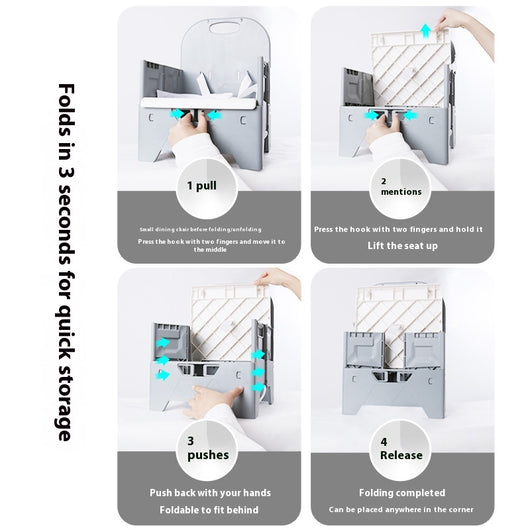 Silla de Comer Portátil Plegable para Niños - Grado Alimentario - Image 4
