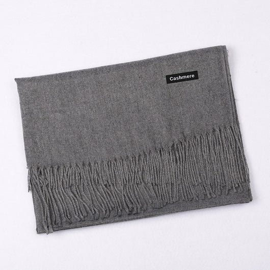 Bufanda de Cashmira Artificial Liso para Mujer 220g - Chal Cálido y Elegante - Image 37