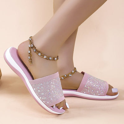 Pantuflas Plataforma Ligeras con Letras Brillantes Hot Diamond - Image 10