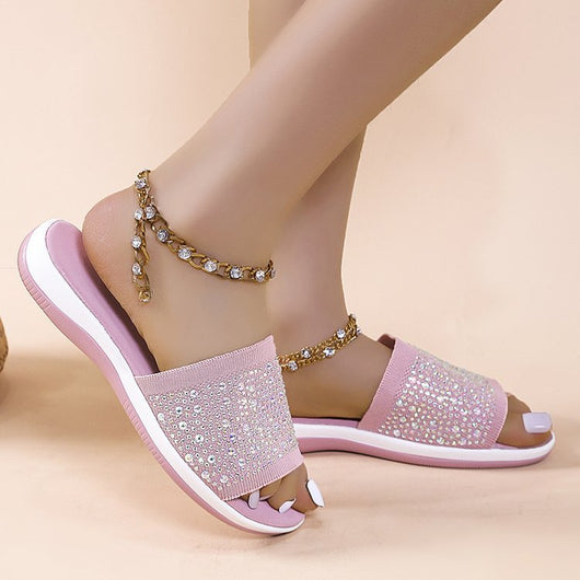 Pantuflas Plataforma Ligeras con Letras Brillantes Hot Diamond - Image 10