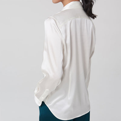 Camisa de Seda de Manga Larga Premium - Image 3
