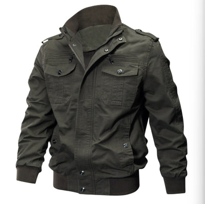 Chaqueta de Trabajo Suelta en Algodón - Image 9
