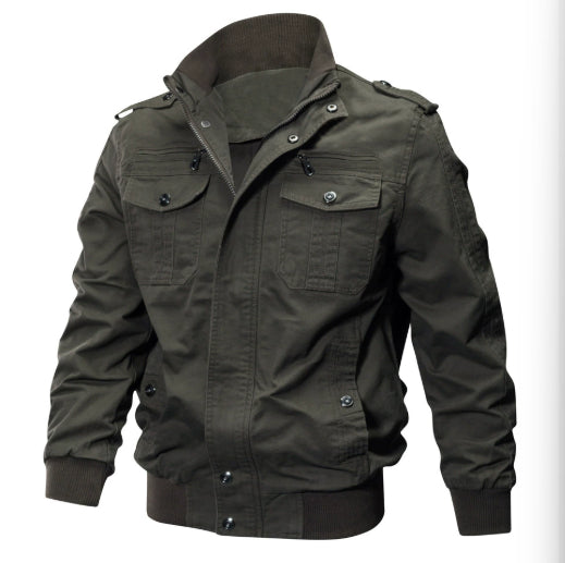 Chaqueta de Trabajo Suelta en Algodón - Image 9