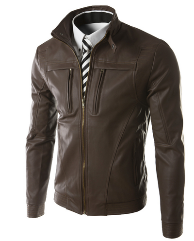 Chaqueta de Cuero PU para Hombre - Image 4
