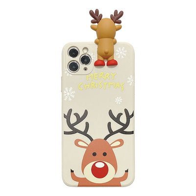Funda Navideña para Celular con Diseño de Reno - Carcasa Suave IMD - Image 15